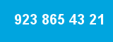 923 865 43 21 923 865 43 21